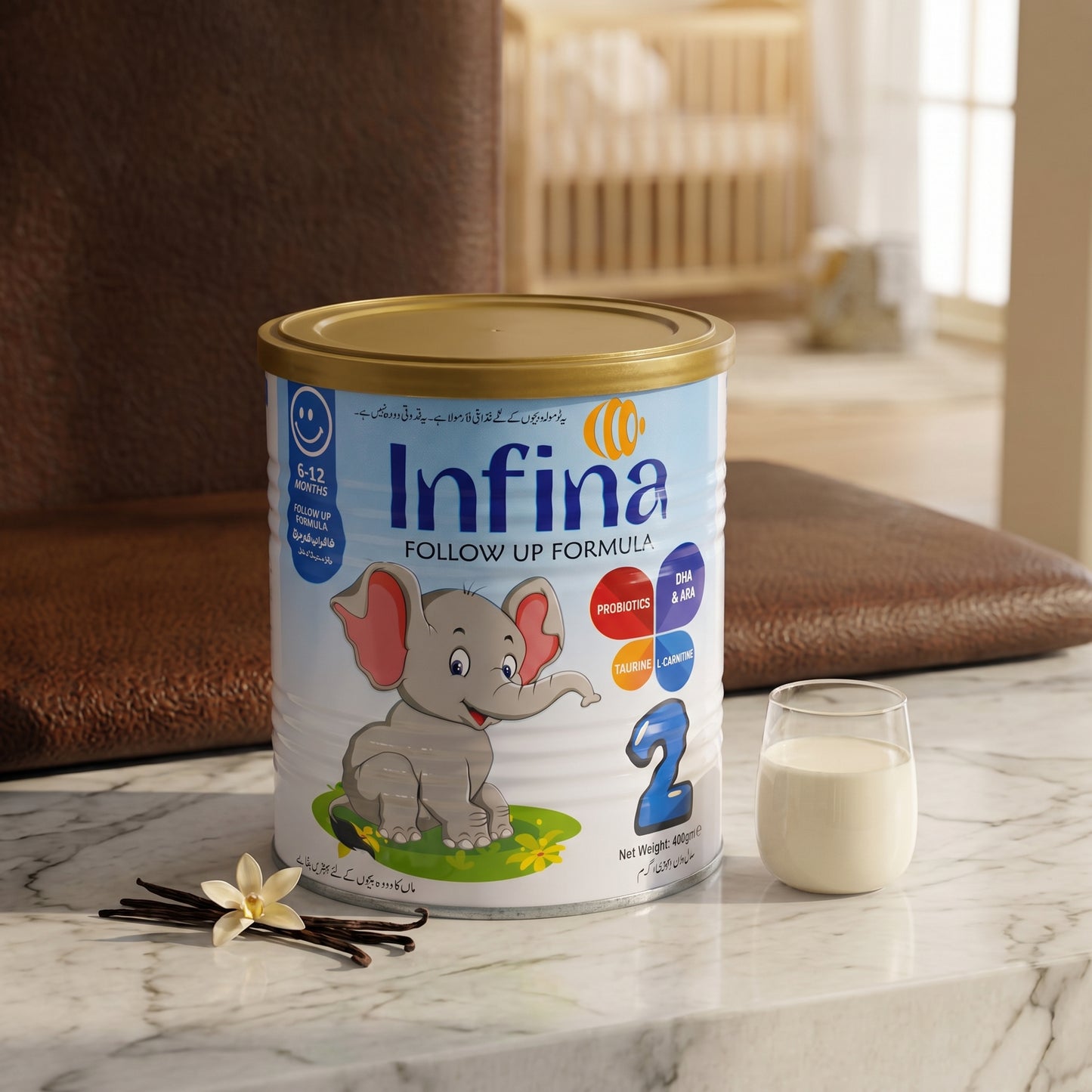 Infina 2 – Follow-Up Formula (6–12 Months) | 400g Tin