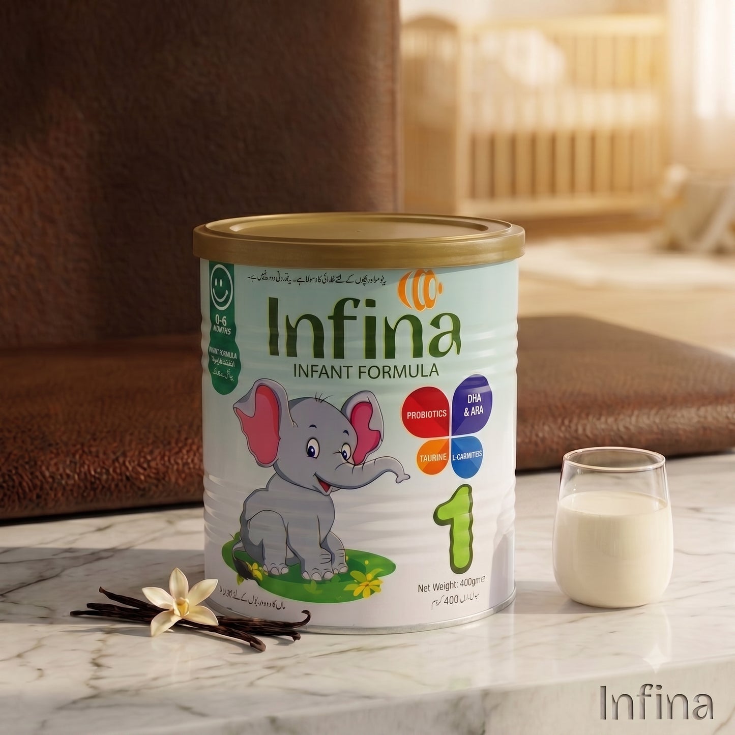 Infina 1 – Infant Formula (0–6 Months) | 400g Tin
